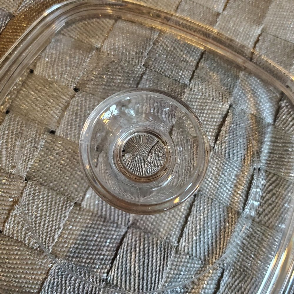 Pyrex A7C Square Glass Replacement Lid for Corning Corelle Casseroles Lid Only - Picture 3 of 3